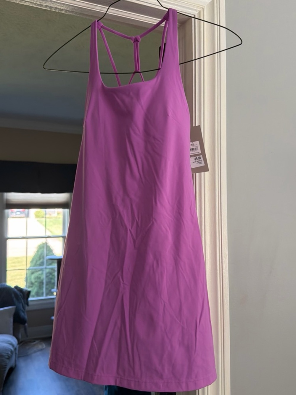 Avia Bright Purple Mini Dress with Strappy Back